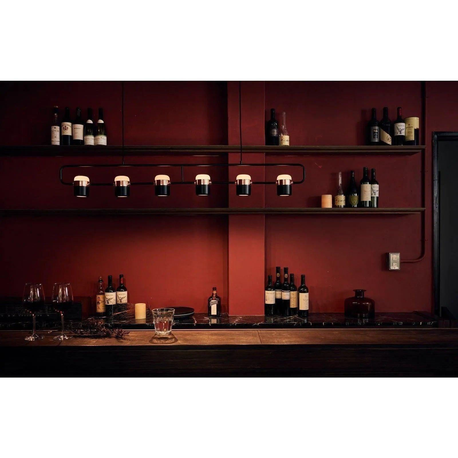 Seed Design - Ling Pendant Light 6 - SLD-80PF6-BK - Canada Light Shop