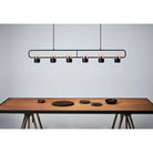 Seed Design - Ling Pendant Light 6 - SLD-80PF6-BK - Canada Light Shop