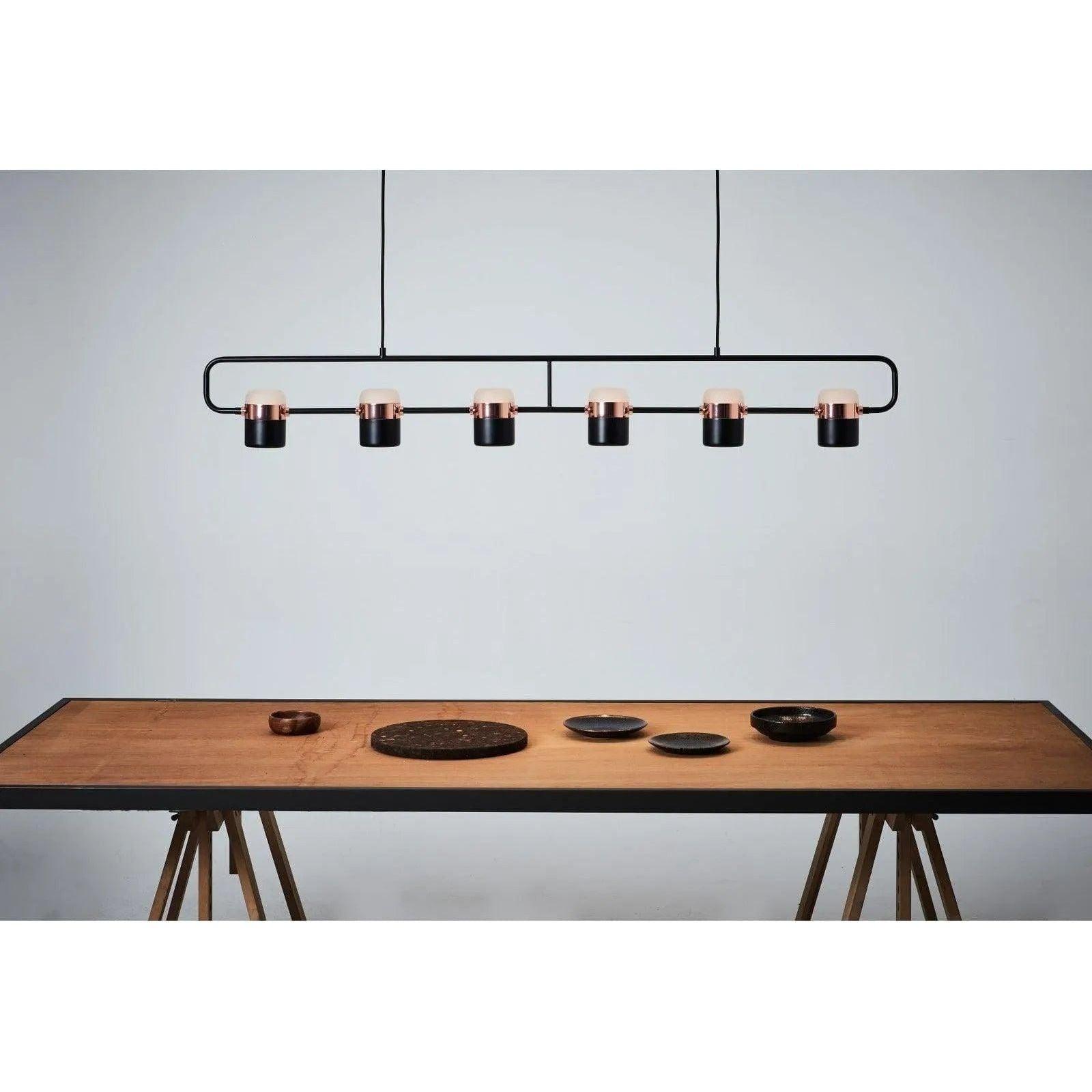Seed Design - Ling Pendant Light 6 - SLD-80PF6-BK - Canada Light Shop