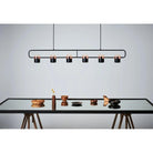 Seed Design - Ling Pendant Light 6 - SLD-80PF6-BK - Canada Light Shop