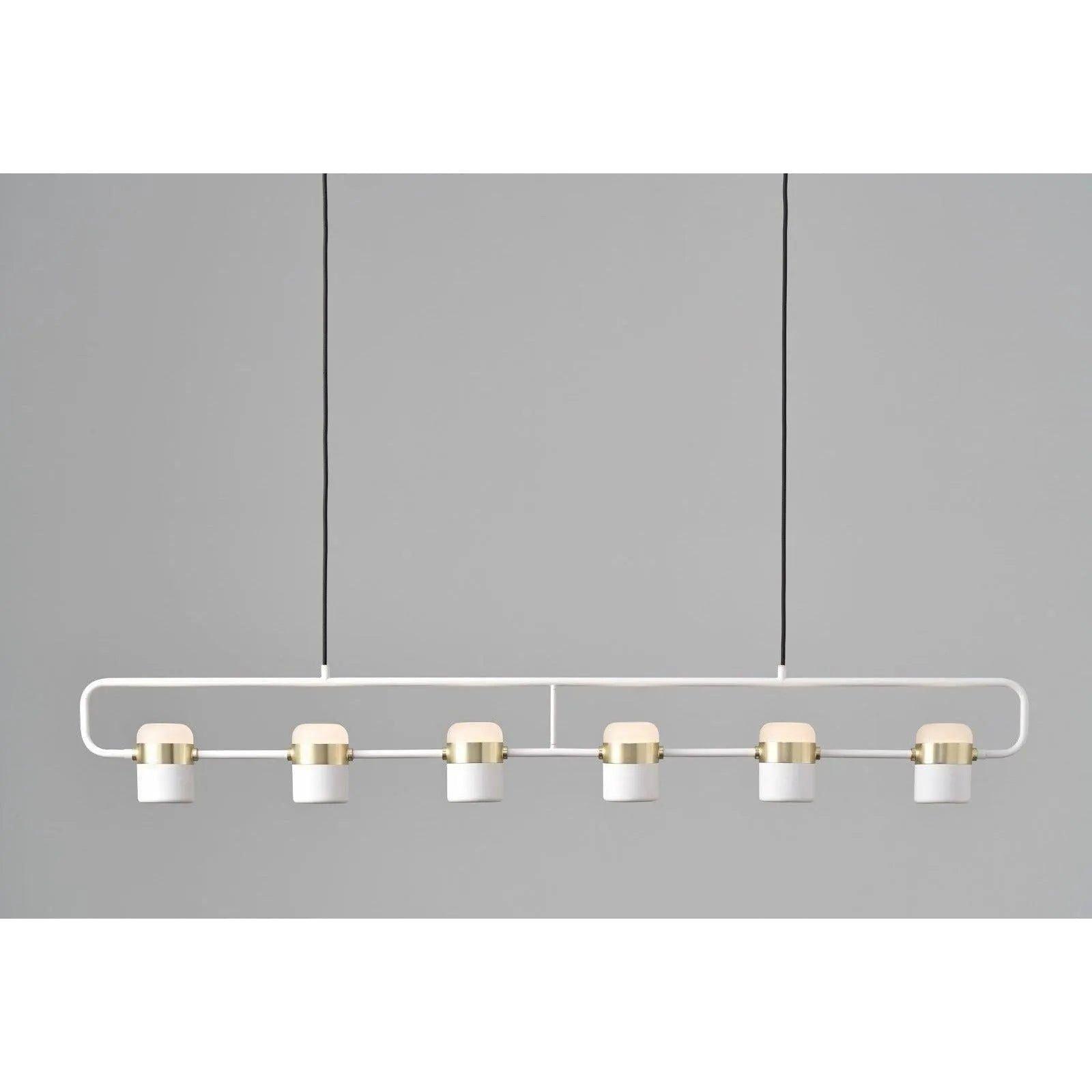 Seed Design - Ling Pendant Light 6 - SLD-80PF6-WH - Canada Light Shop