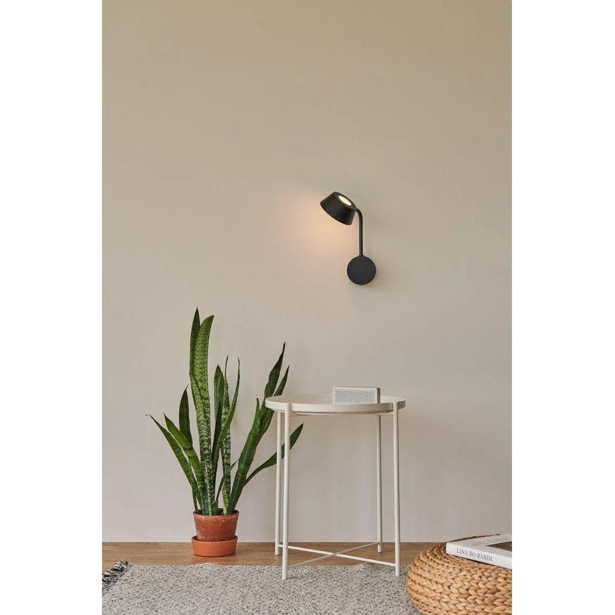 Seed Design - OLO Arm Wall Lamp - SLD-130WUTE-BK - Canada Light Shop