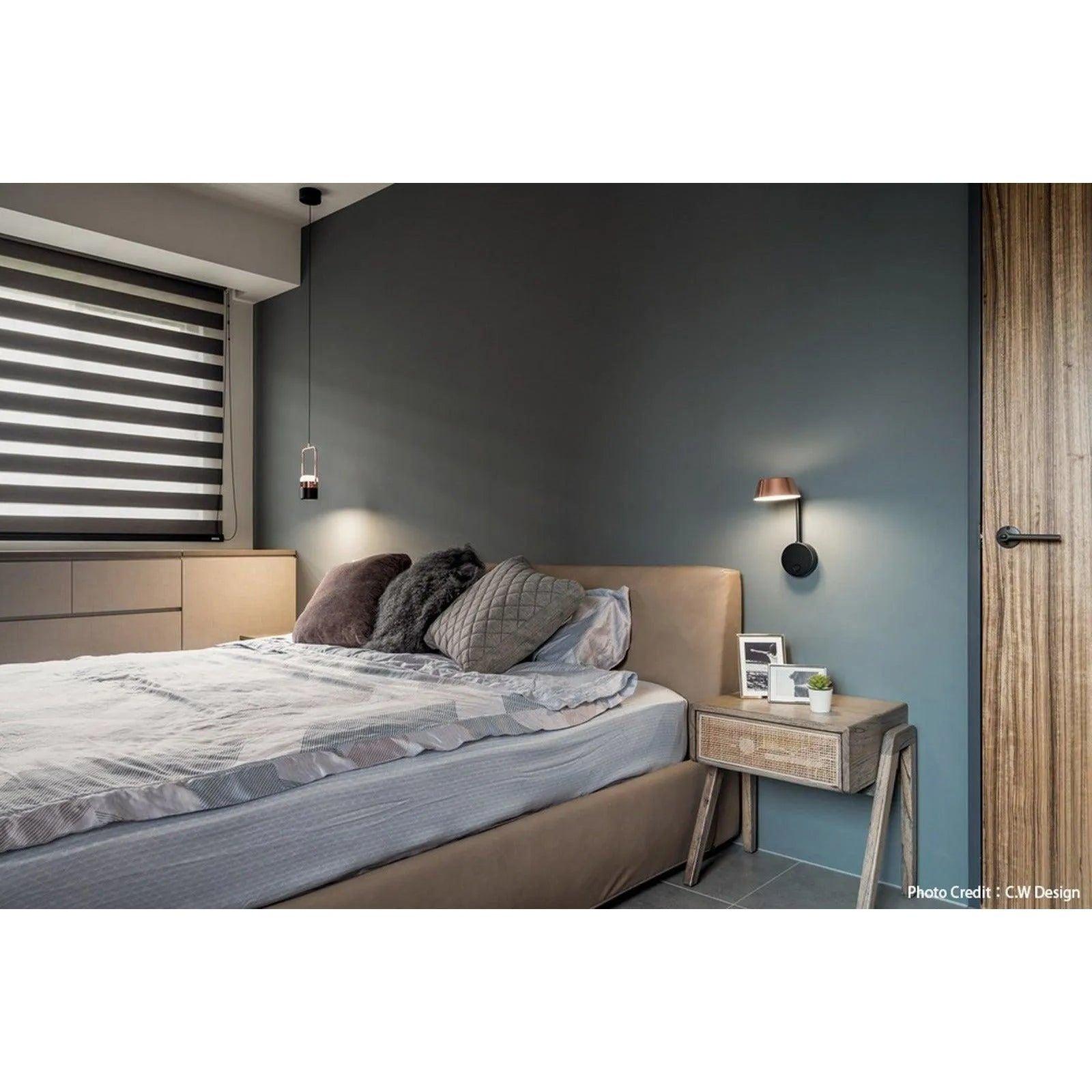 Seed Design - OLO Arm Wall Lamp - SLD-130WUTE-BK - Canada Light Shop