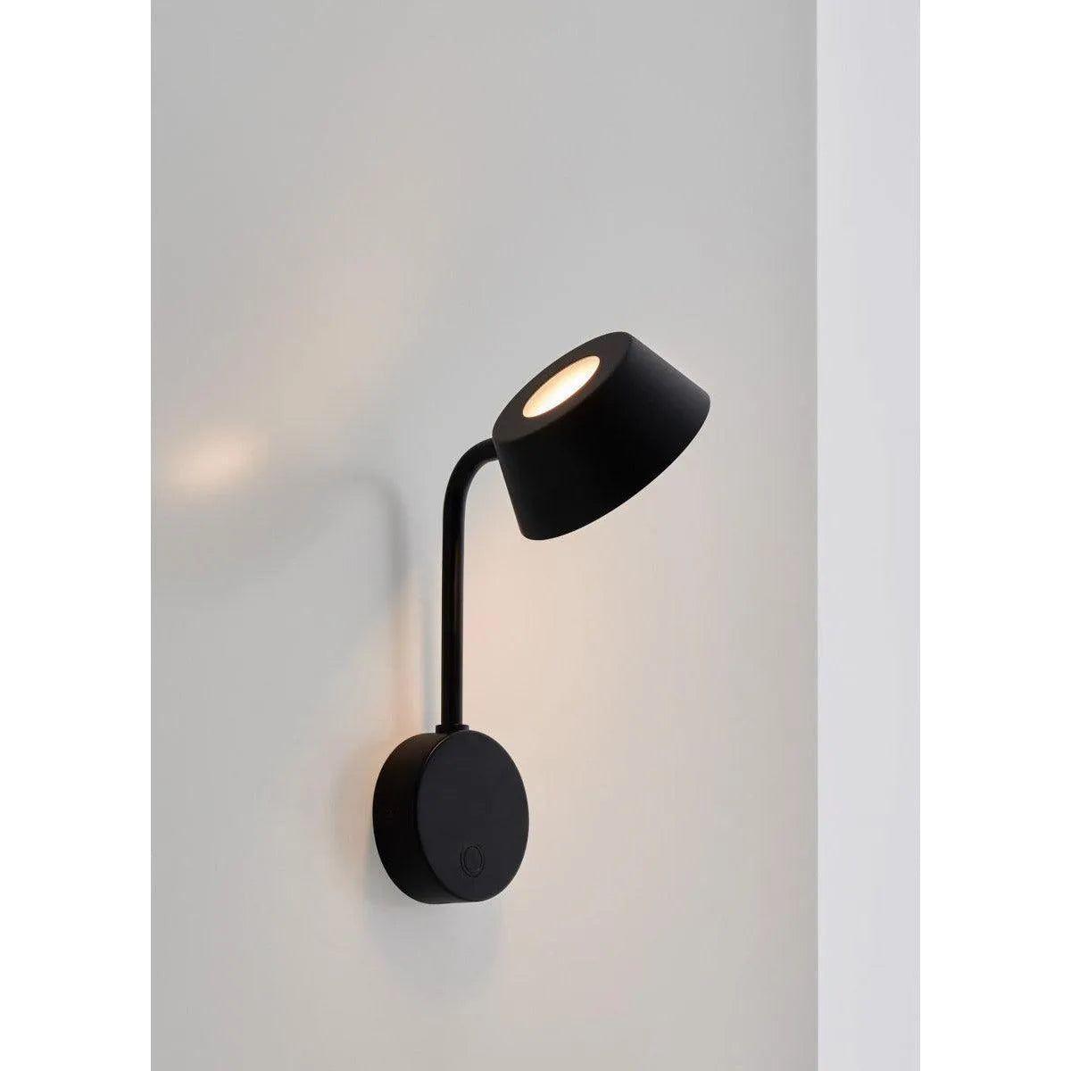 Seed Design - OLO Arm Wall Lamp - SLD-130WUTE-BK - Canada Light Shop