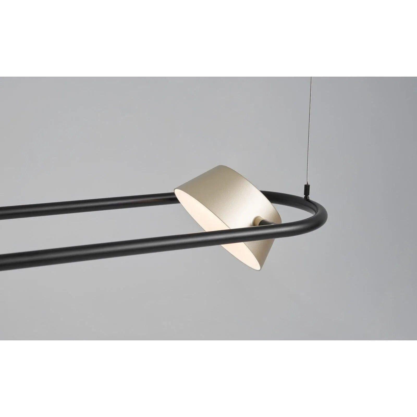 Seed Design - OLO Linear Pendant Light - SLD-130PL4-BK - Canada Light Shop