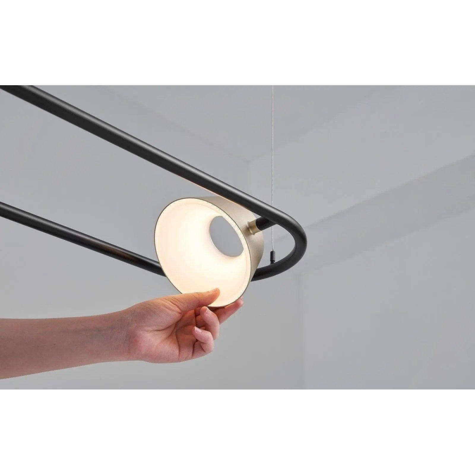 Seed Design - OLO Linear Pendant Light - SLD-130PL4-BK - Canada Light Shop