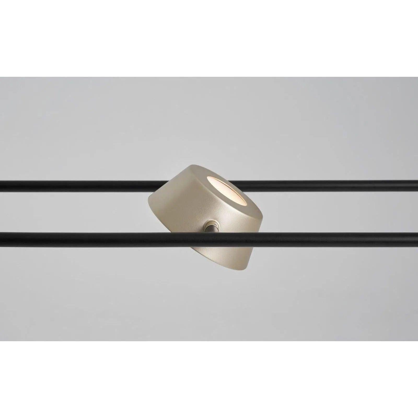 Seed Design - OLO Linear Pendant Light - SLD-130PL4-BK - Canada Light Shop