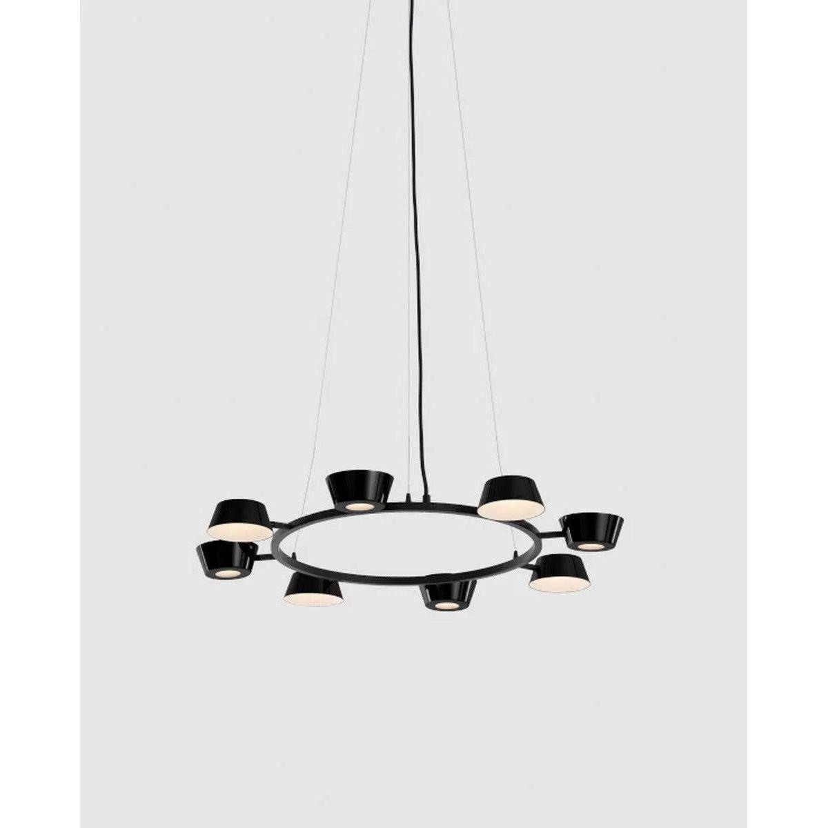 Seed Design - OLO PC8 Pendant Light - SLD-130PC8-BK - Canada Light Shop