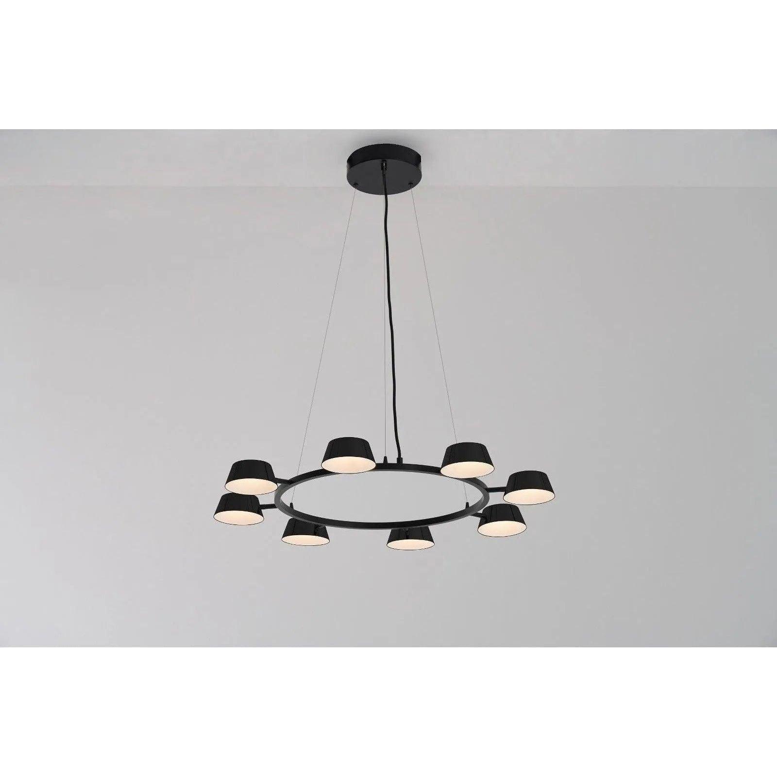 Seed Design - OLO PC8 Pendant Light - SLD-130PC8-BK - Canada Light Shop