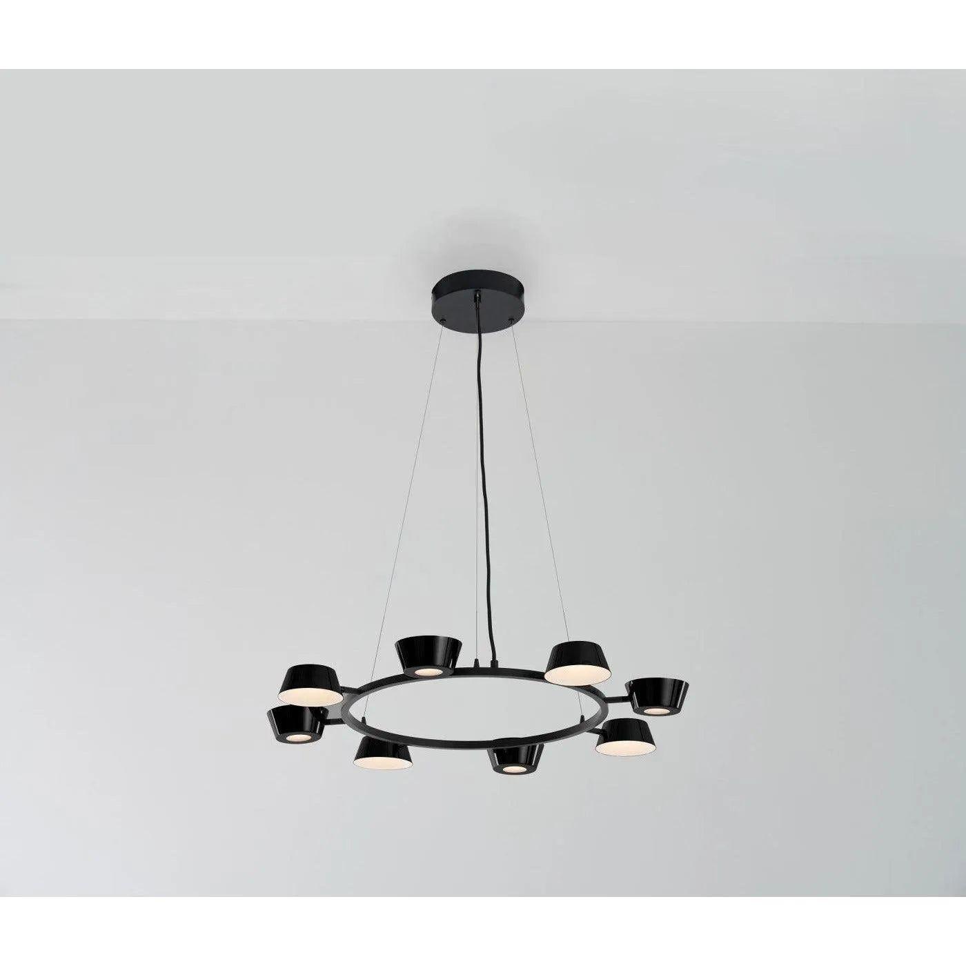 Seed Design - OLO PC8 Pendant Light - SLD-130PC8-BK - Canada Light Shop