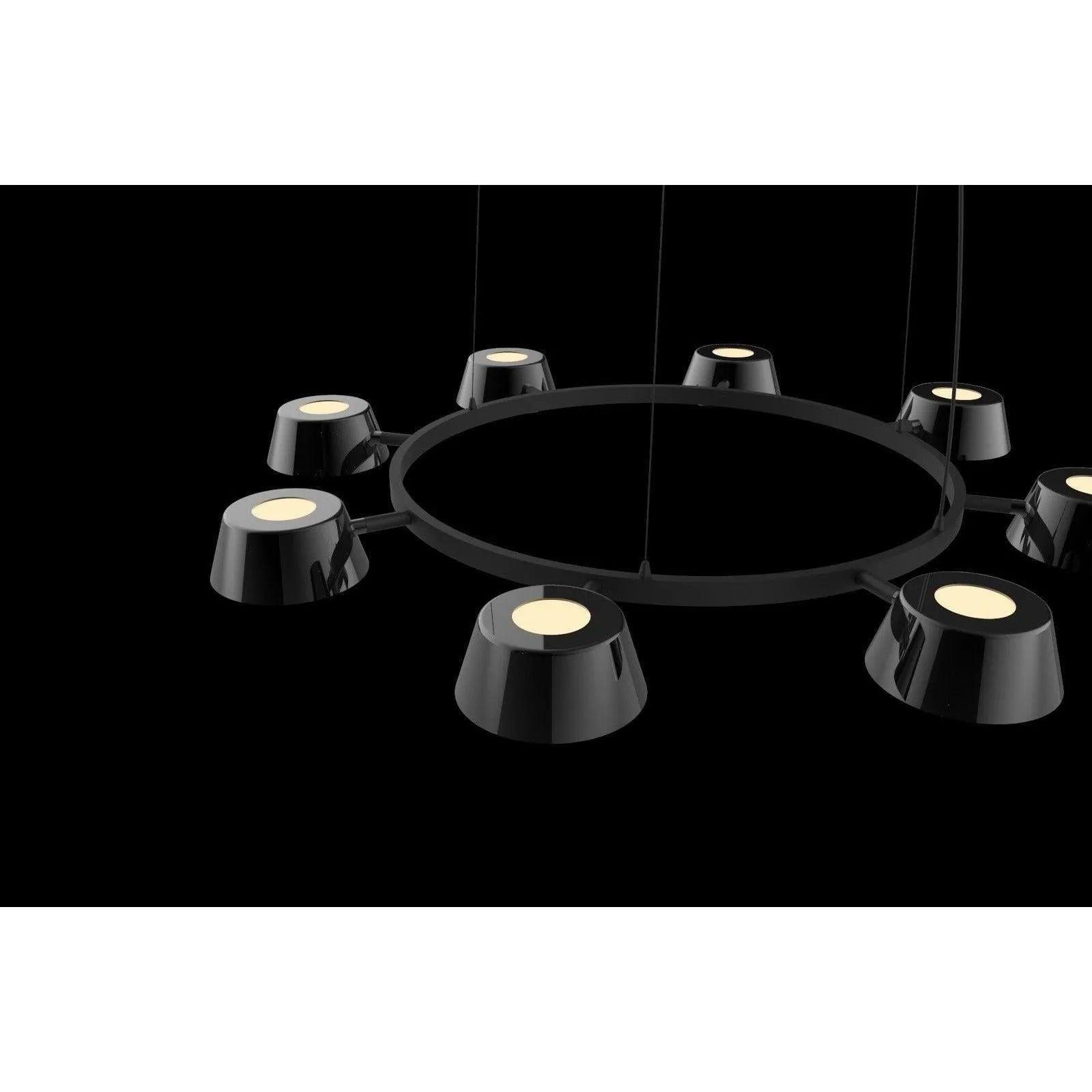 Seed Design - OLO PC8 Pendant Light - SLD-130PC8-BK - Canada Light Shop