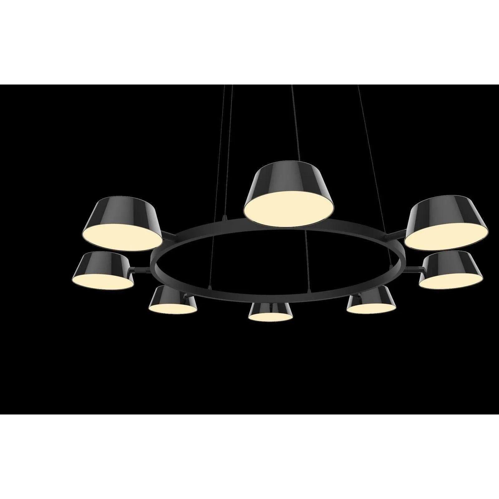 Seed Design - OLO PC8 Pendant Light - SLD-130PC8-BK - Canada Light Shop