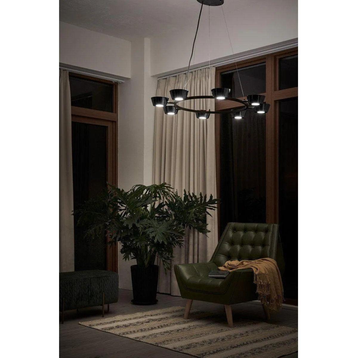 Seed Design - OLO PC8 Pendant Light - SLD-130PC8-BK - Canada Light Shop