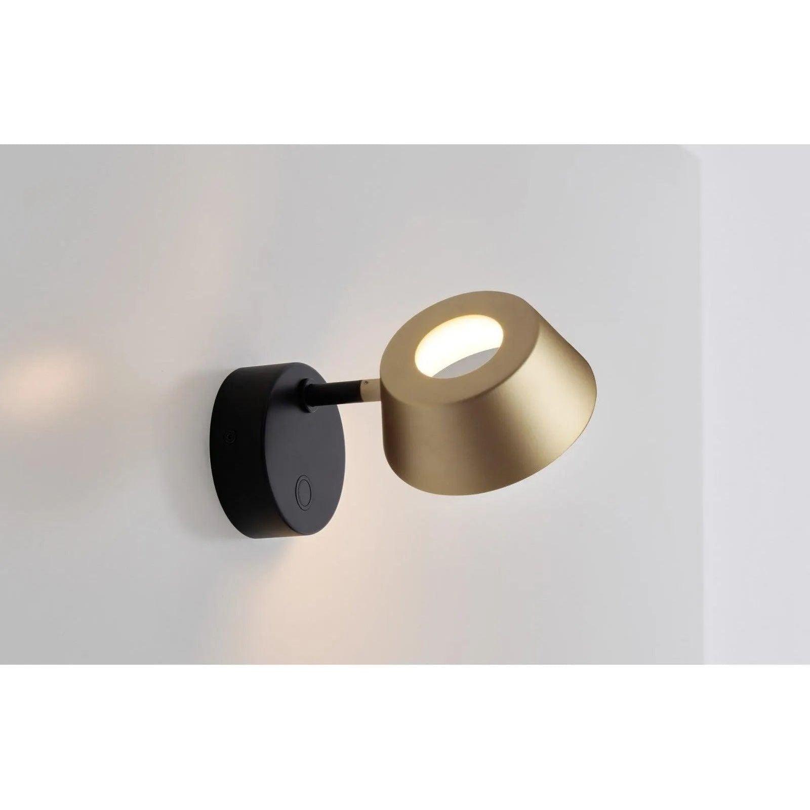 Seed Design - OLO Wall Lamp - SLD-130WRTE-BK - Canada Light Shop