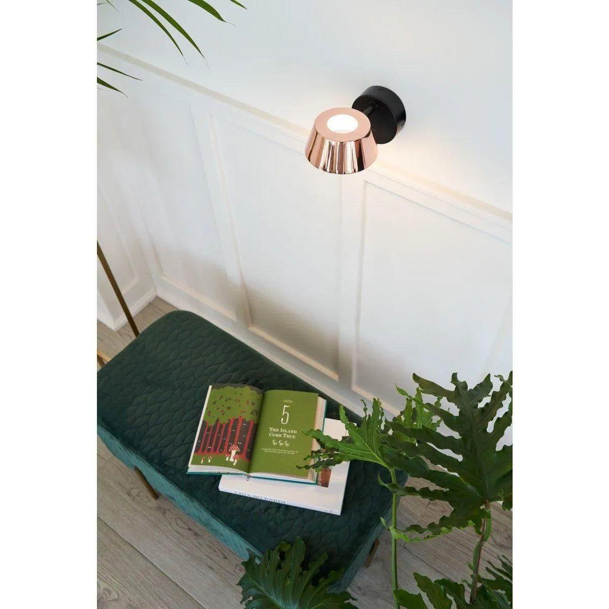 Seed Design - OLO Wall Lamp - SLD-130WRTE-BK - Canada Light Shop