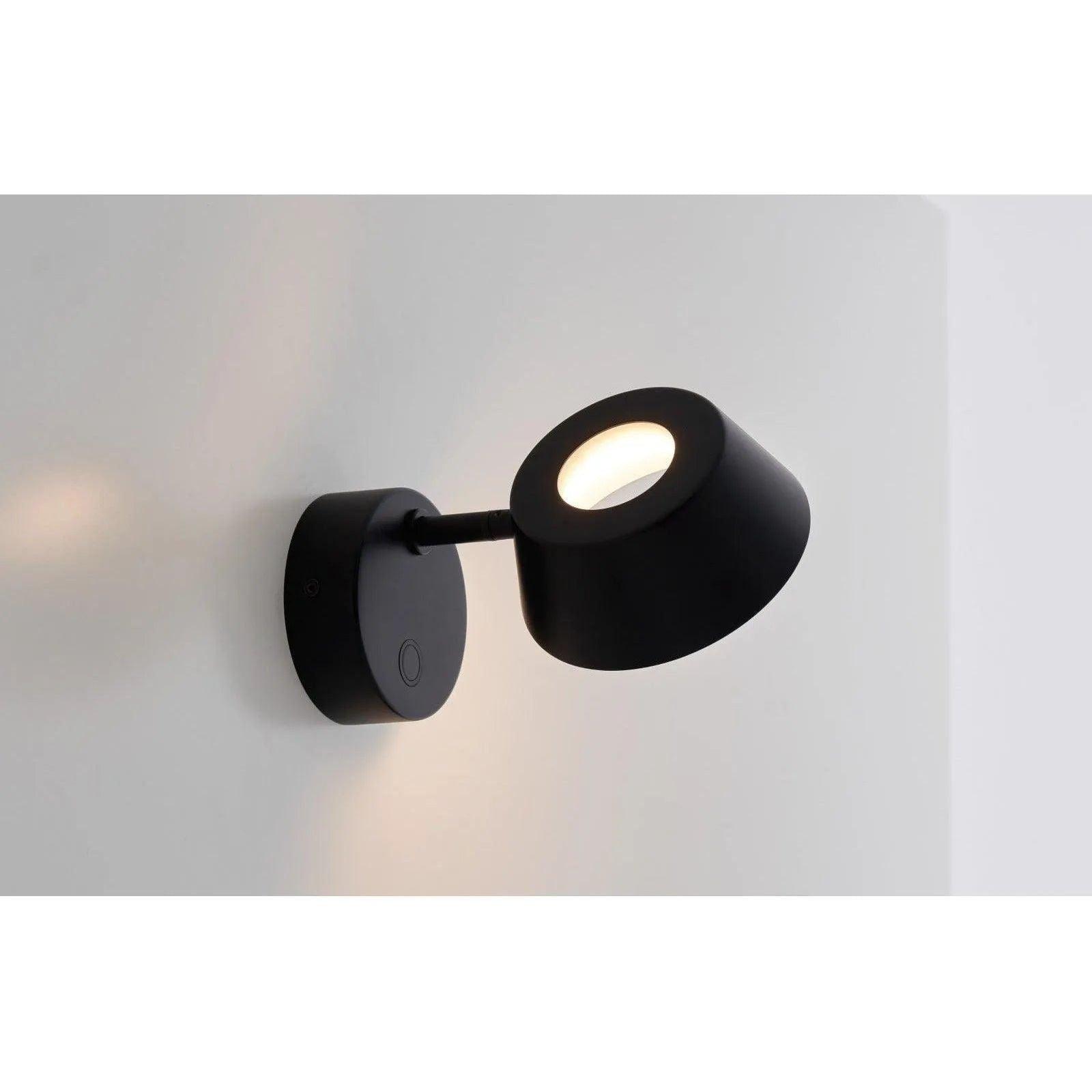 Seed Design - OLO Wall Lamp - SLD-130WRTE-BK - Canada Light Shop