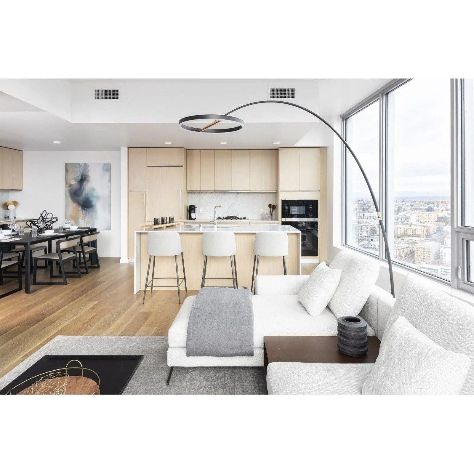 Seed Design - SOL Mega Floor Lamp - SLD-450FLE-BK - Canada Light Shop