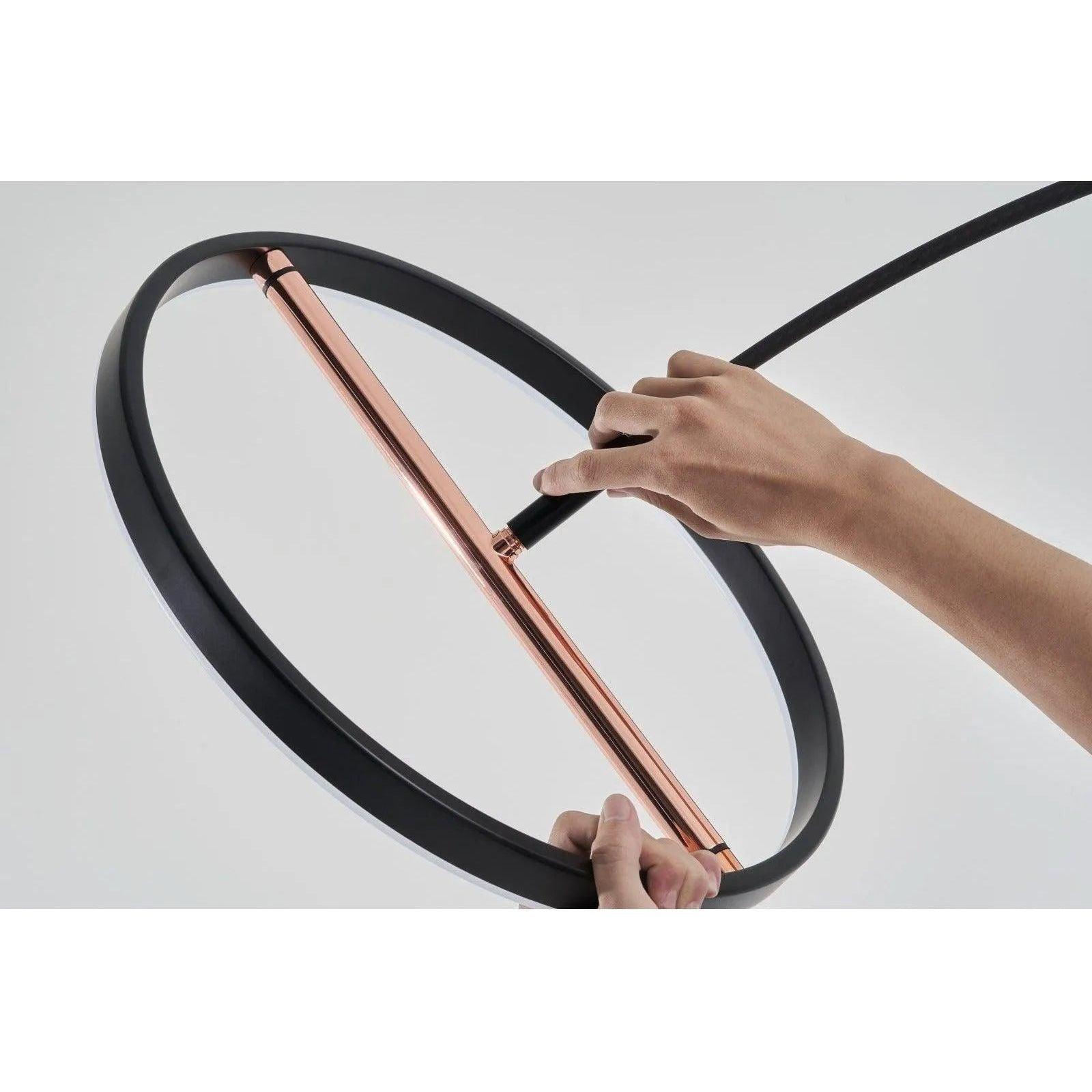 Seed Design - SOL Mega Floor Lamp - SLD-450FLE-BK - Canada Light Shop