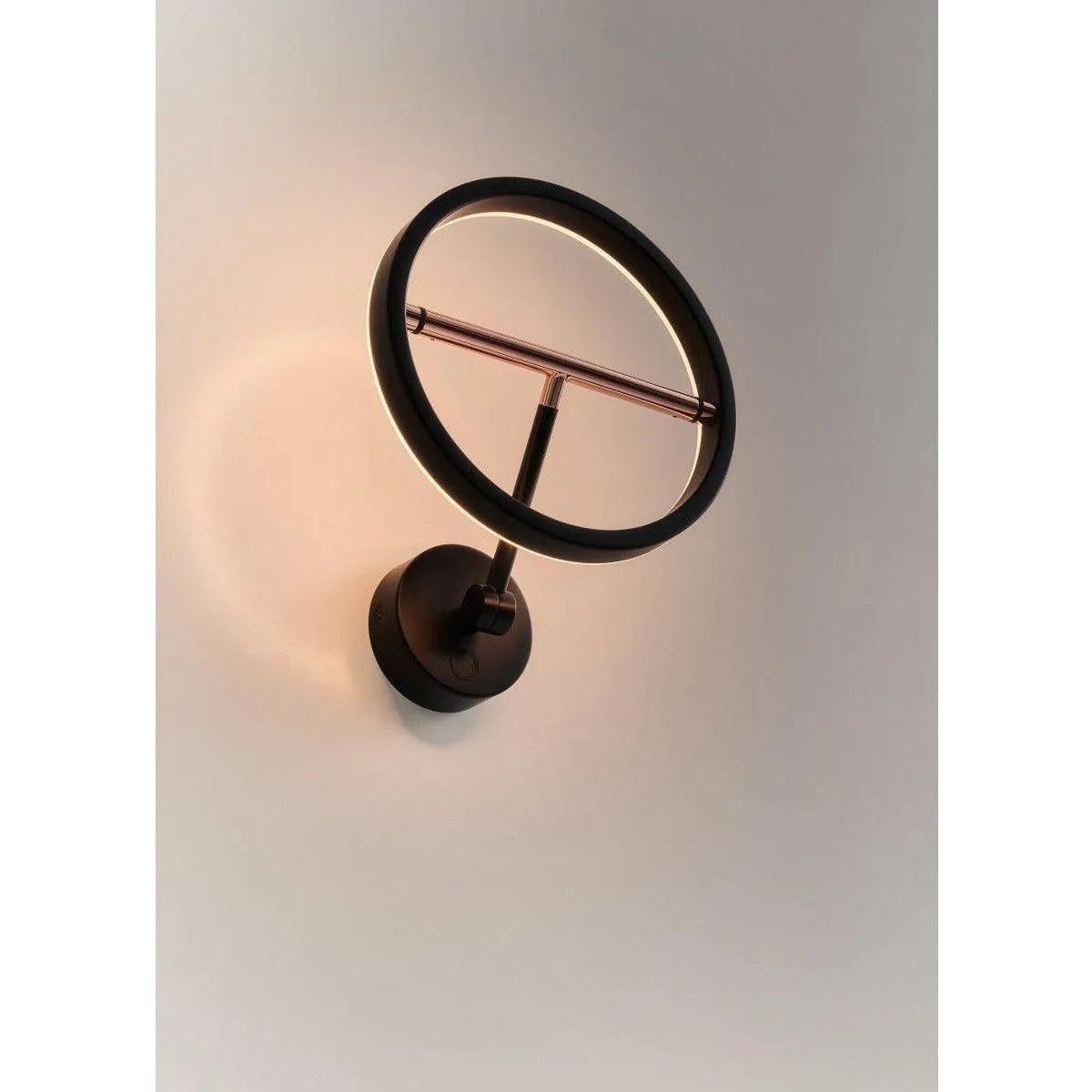 Seed Design - SOL Wall Lamp - SLD-250WRTE-BK - Canada Light Shop