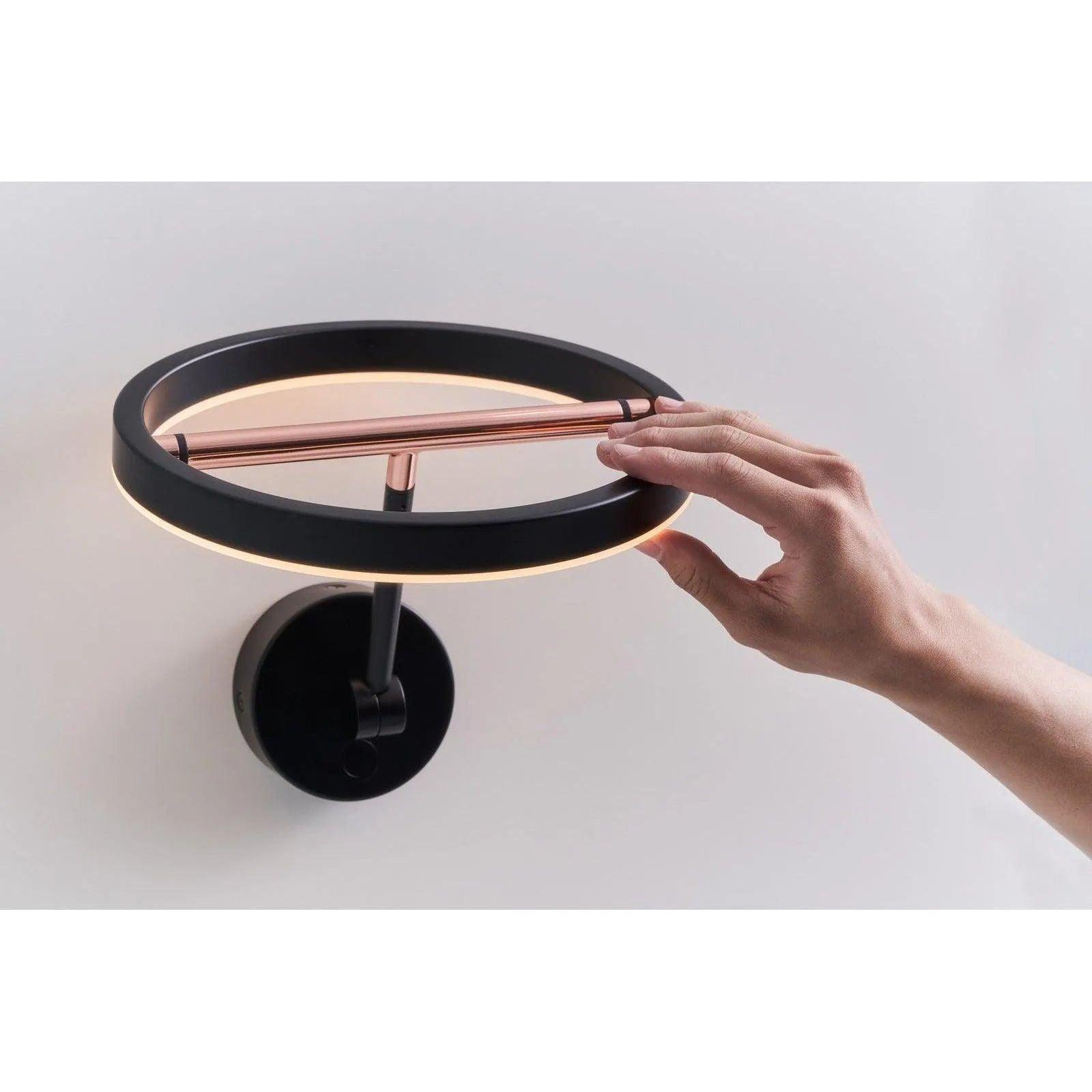 Seed Design - SOL Wall Lamp - SLD-250WRTE-BK - Canada Light Shop