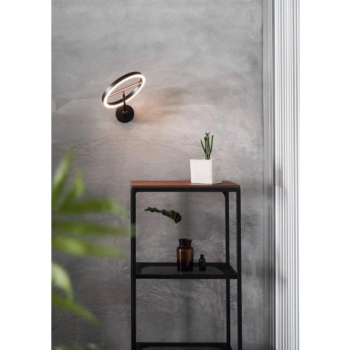 Seed Design - SOL Wall Lamp - SLD-250WRTE-BK - Canada Light Shop