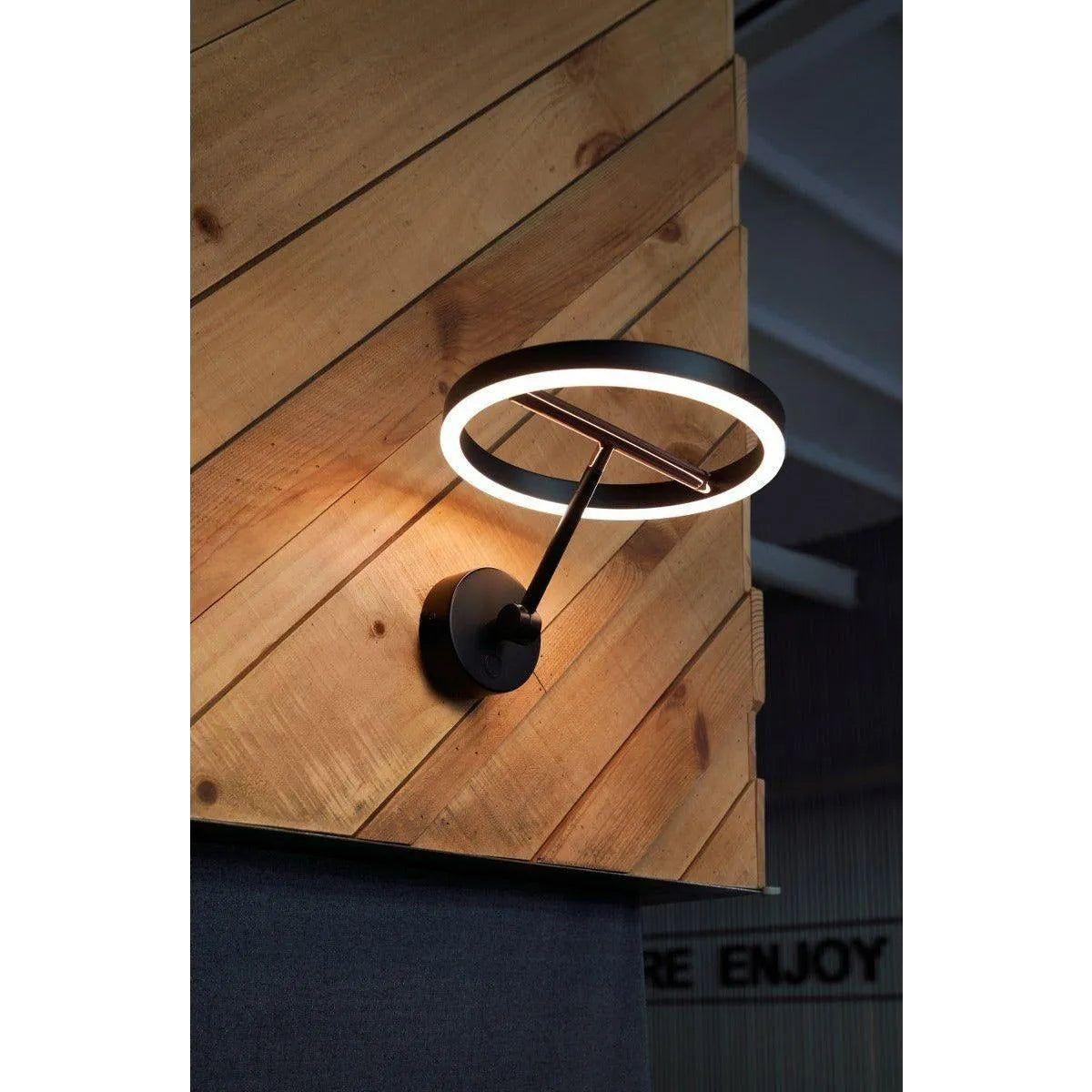 Seed Design - SOL Wall Lamp - SLD-250WRTE-BK - Canada Light Shop
