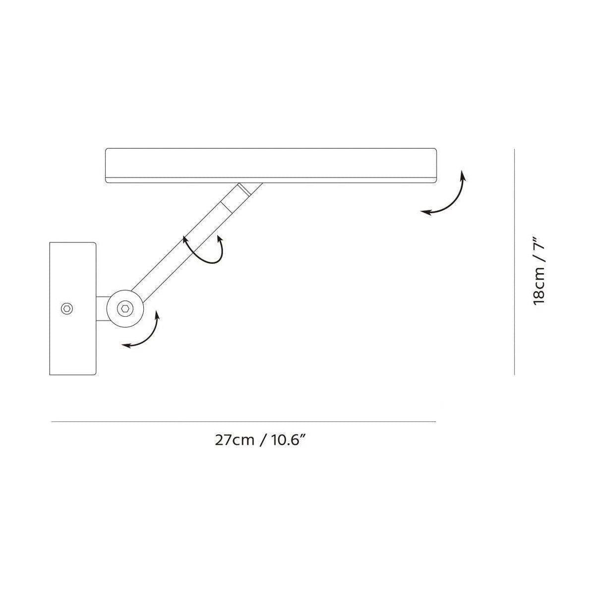 Seed Design - SOL Wall Lamp - SLD-250WRTE-BK - Canada Light Shop