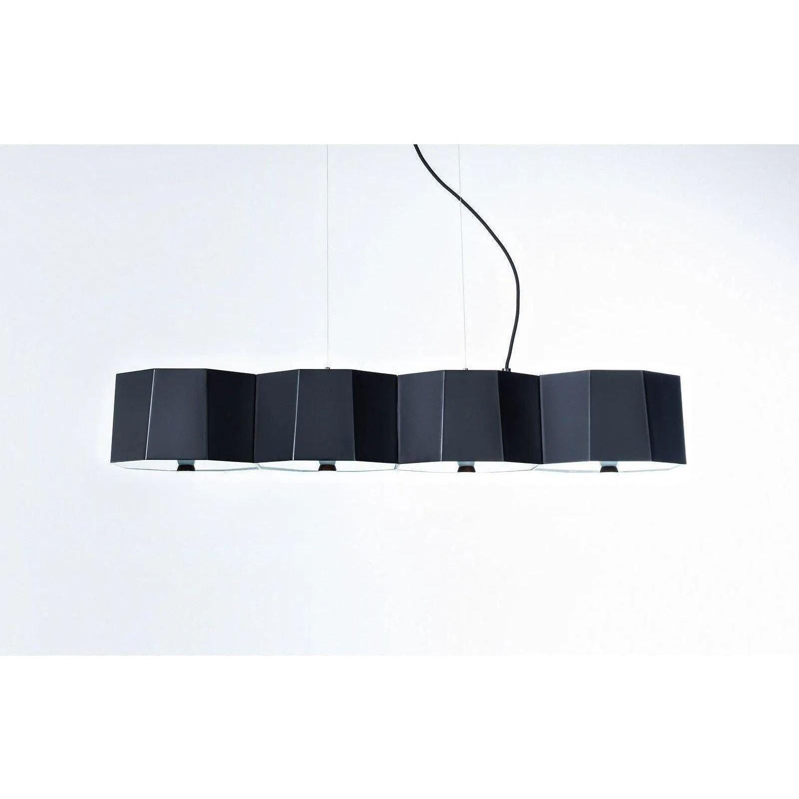 Seed Design - Zhe Pendant Light 4 - SQ-2322MPL4-BK - Canada Light Shop