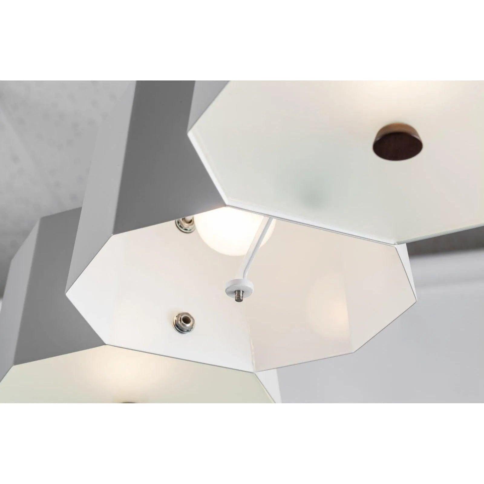 Seed Design - Zhe Pendant Light 4 - SQ-2322MPL4-BK - Canada Light Shop