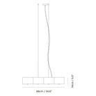 Seed Design - Zhe Pendant Light 4 - SQ-2322MPL4-BK - Canada Light Shop