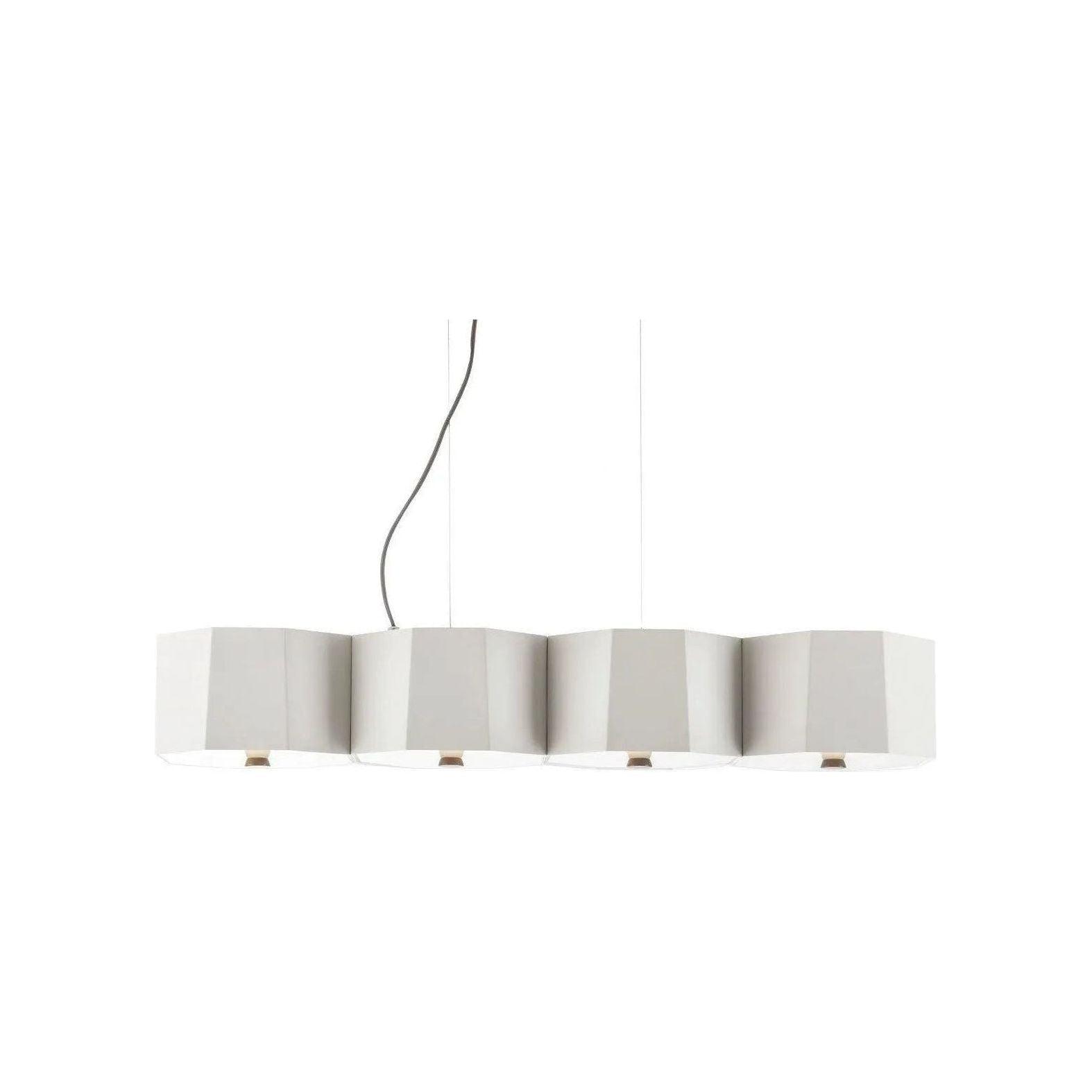 Seed Design - Zhe Pendant Light 4 - SQ-2322MPL4-WH - Canada Light Shop