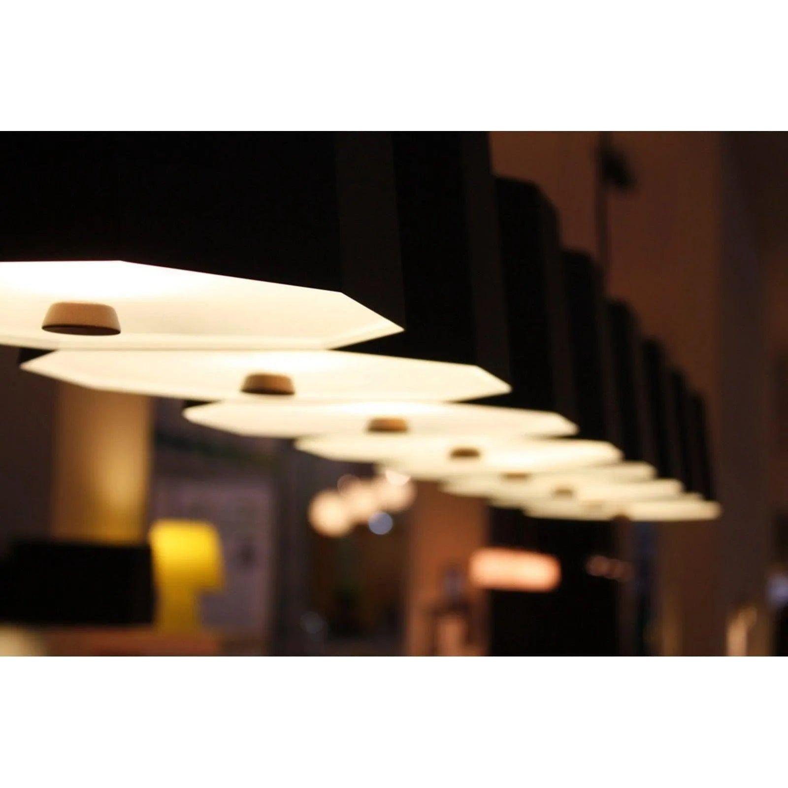 Seed Design - Zhe Pendant Light 6 - SQ-2322MPL6-BK - Canada Light Shop