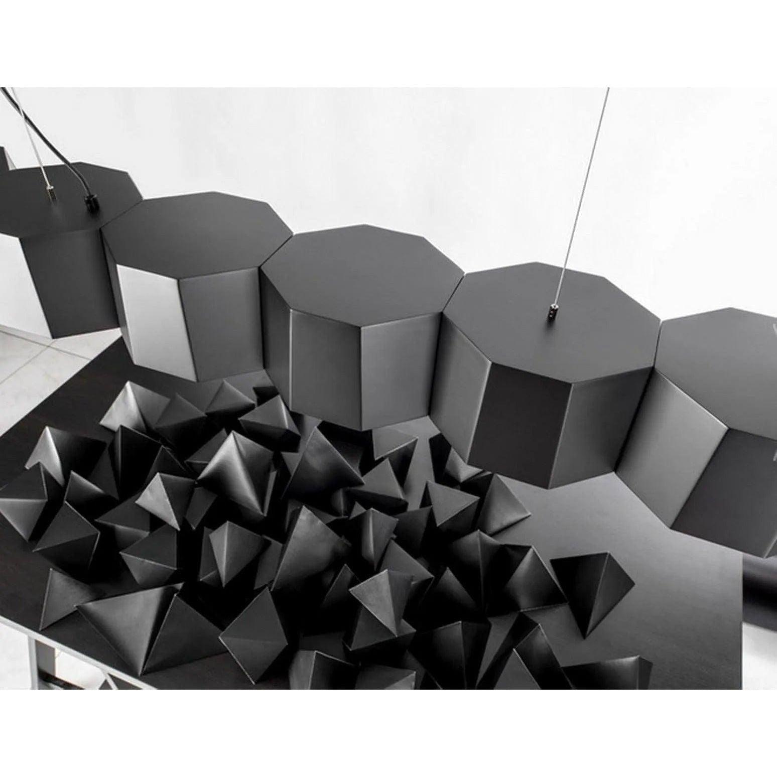 Seed Design - Zhe Pendant Light 6 - SQ-2322MPL6-BK - Canada Light Shop