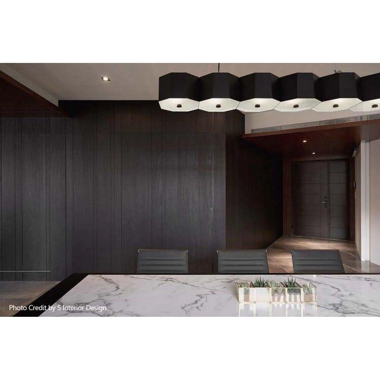 Seed Design - Zhe Pendant Light 6 - SQ-2322MPL6-BK - Canada Light Shop