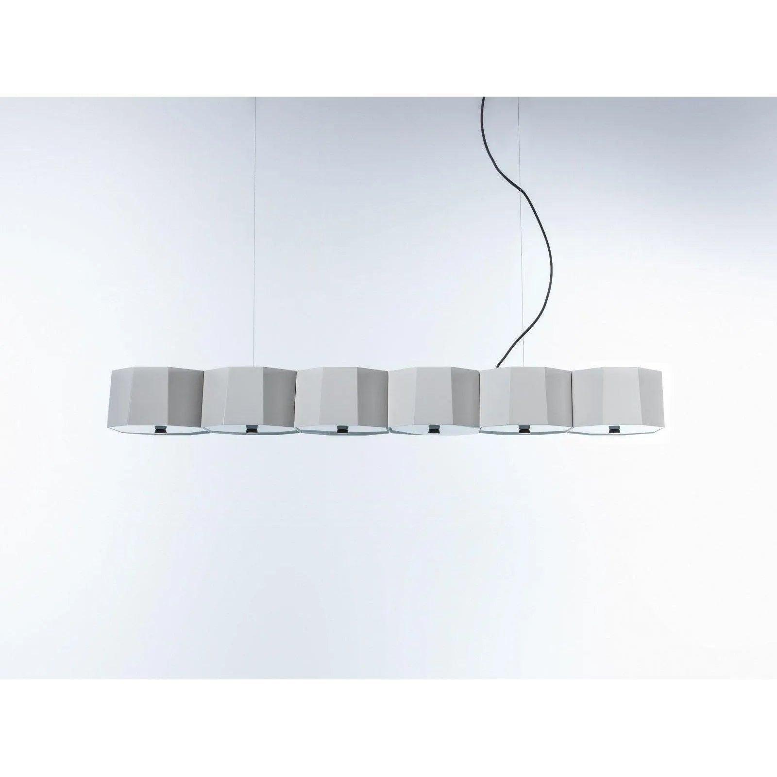 Seed Design - Zhe Pendant Light 6 - SQ-2322MPL6-BK - Canada Light Shop