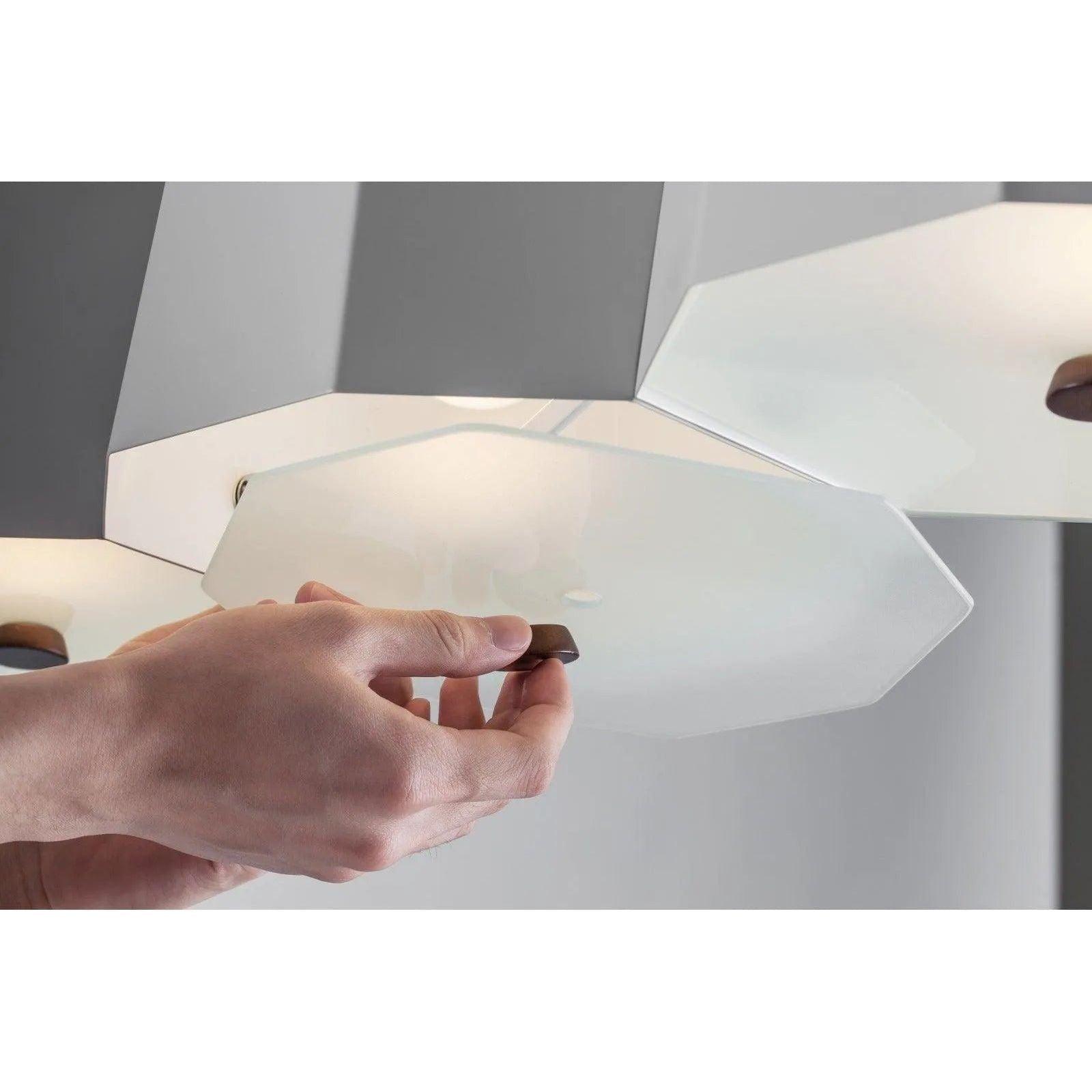 Seed Design - Zhe Pendant Light 6 - SQ-2322MPL6-BK - Canada Light Shop