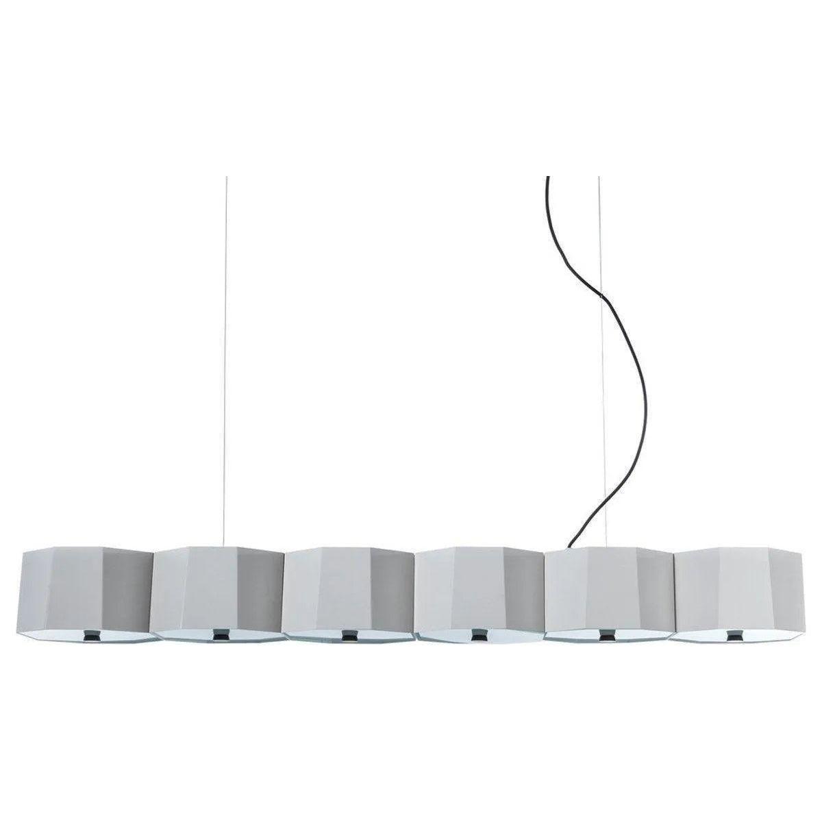 Seed Design - Zhe Pendant Light 6 - SQ-2322MPL6-WH - Canada Light Shop