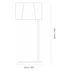 Seed Design - Zhe Table Lamp - SQ-2322MD-BK - Canada Light Shop