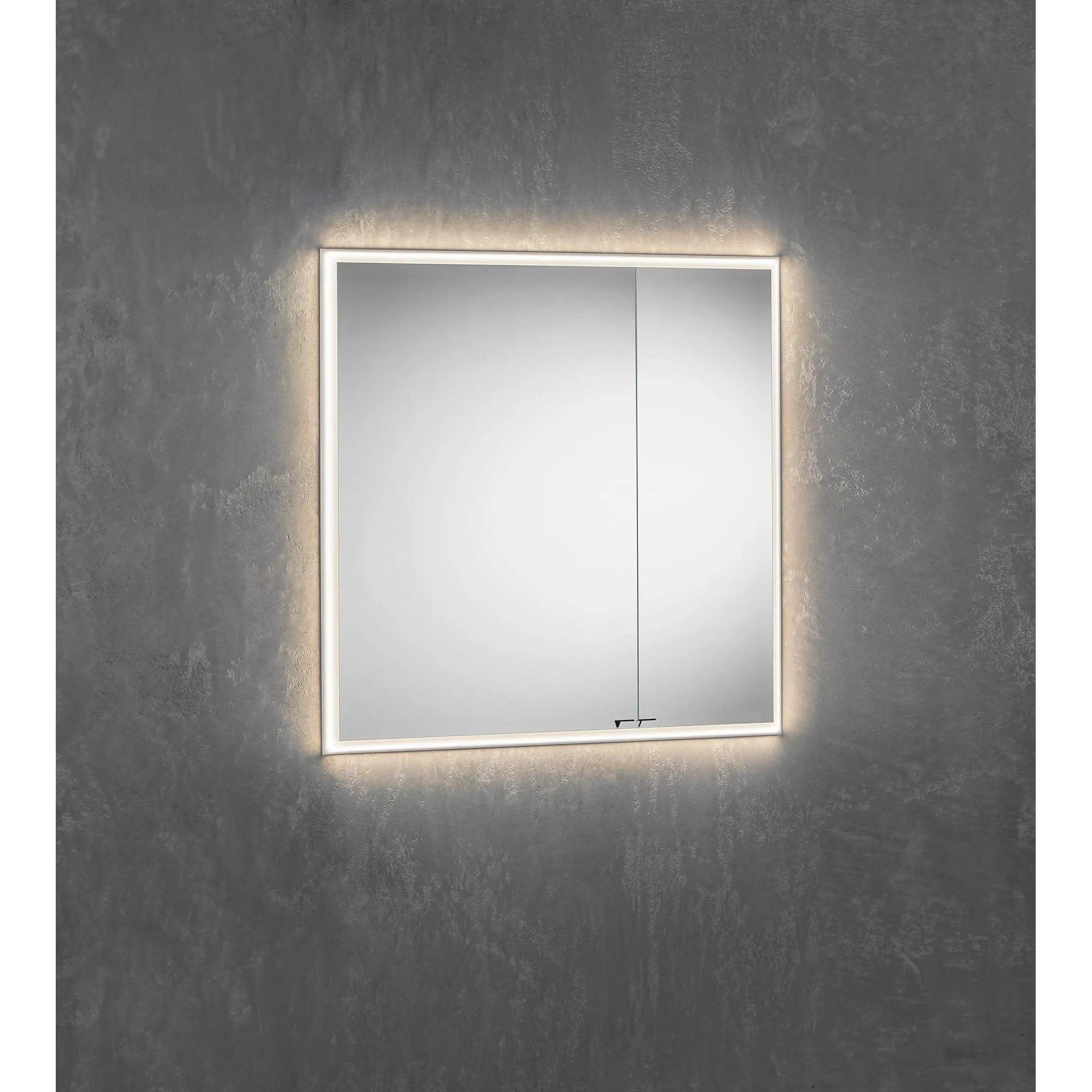 Sidler - QUADRO Two Offset Mirror Medicine Cabinet - 1.108.013 - Canada Light Shop