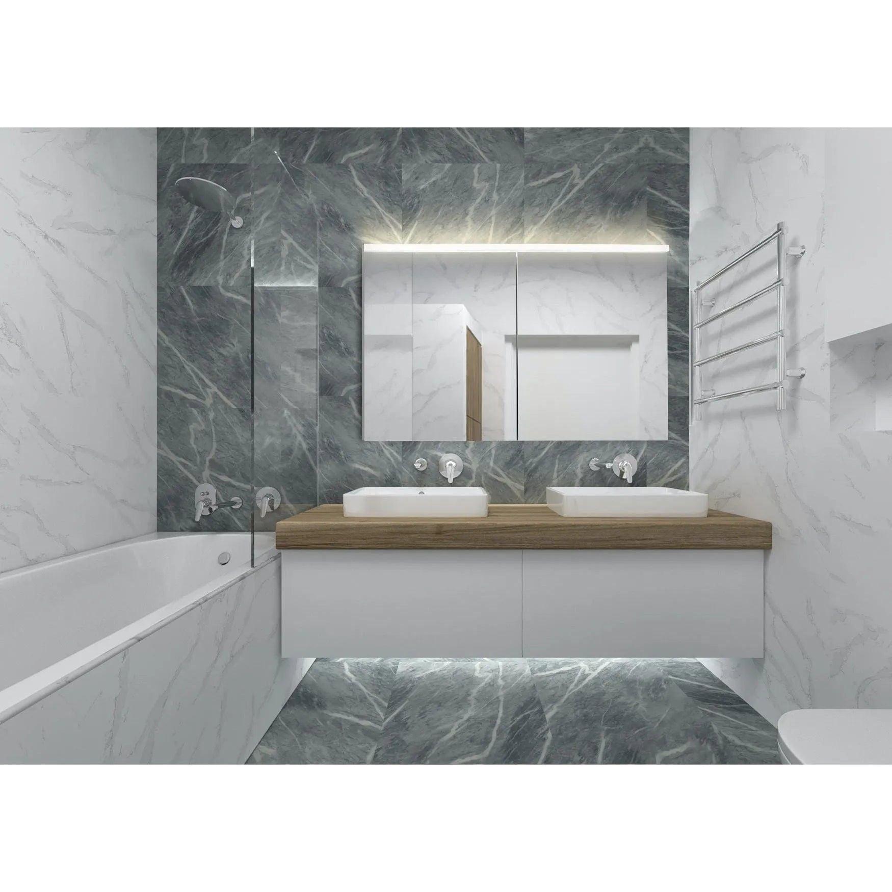 Sidler - XAMO Double Mirror Medicine Cabinet - 1.1109.14 - Canada Light Shop