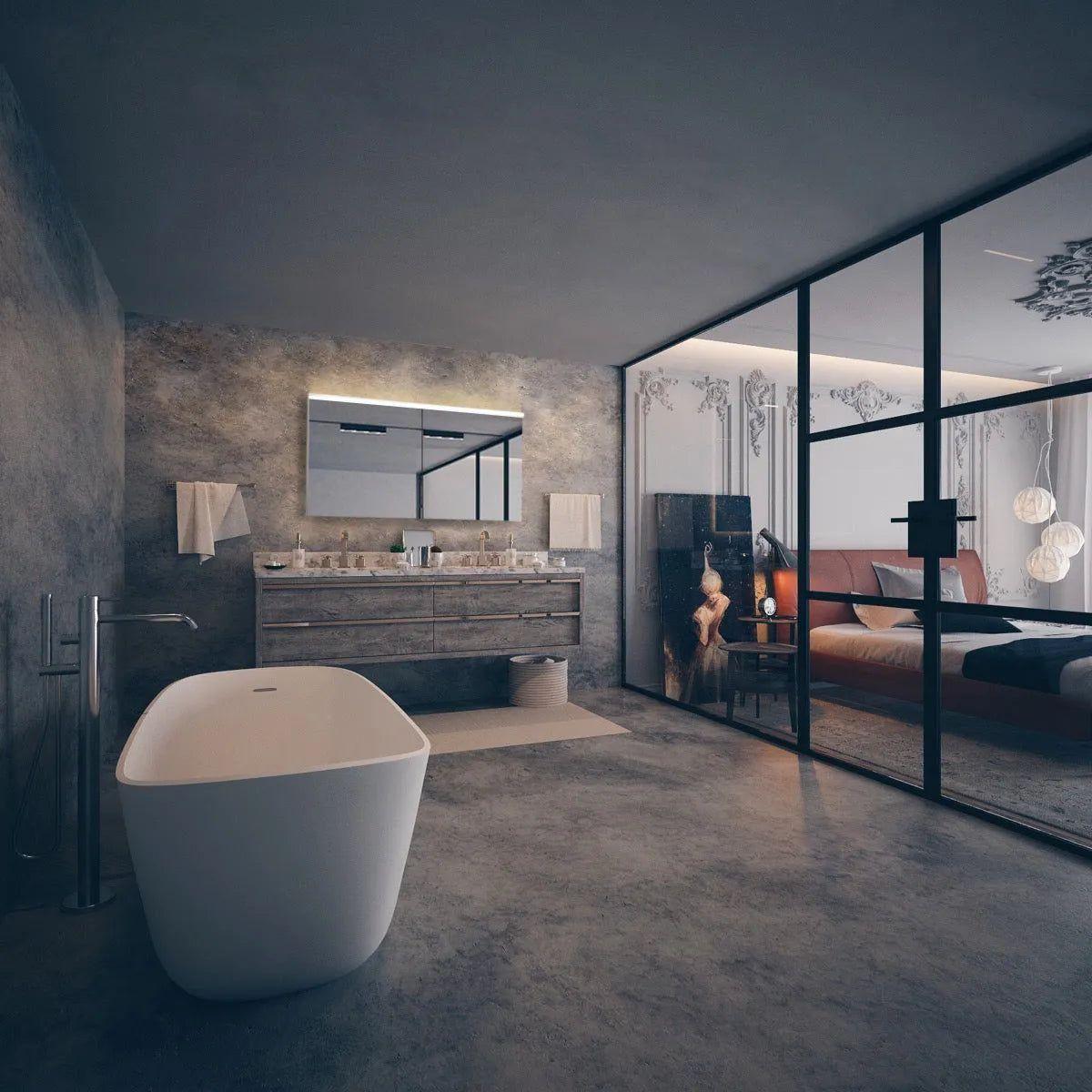 Sidler - XAMO Double Mirror Medicine Cabinet - 1.1112.13 - Canada Light Shop