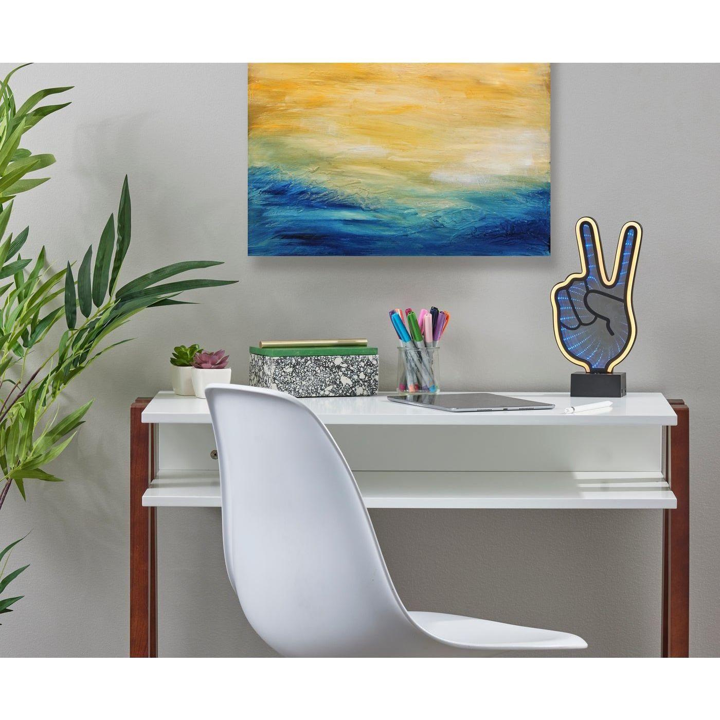Adesso Home - Infinity Neon Peace Sign - SL3719-01 - Canada Light Shop