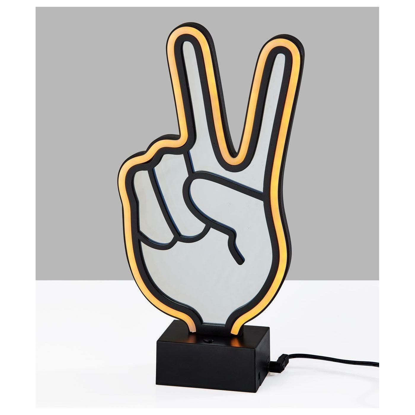 Adesso Home - Infinity Neon Peace Sign - SL3719-01 - Canada Light Shop