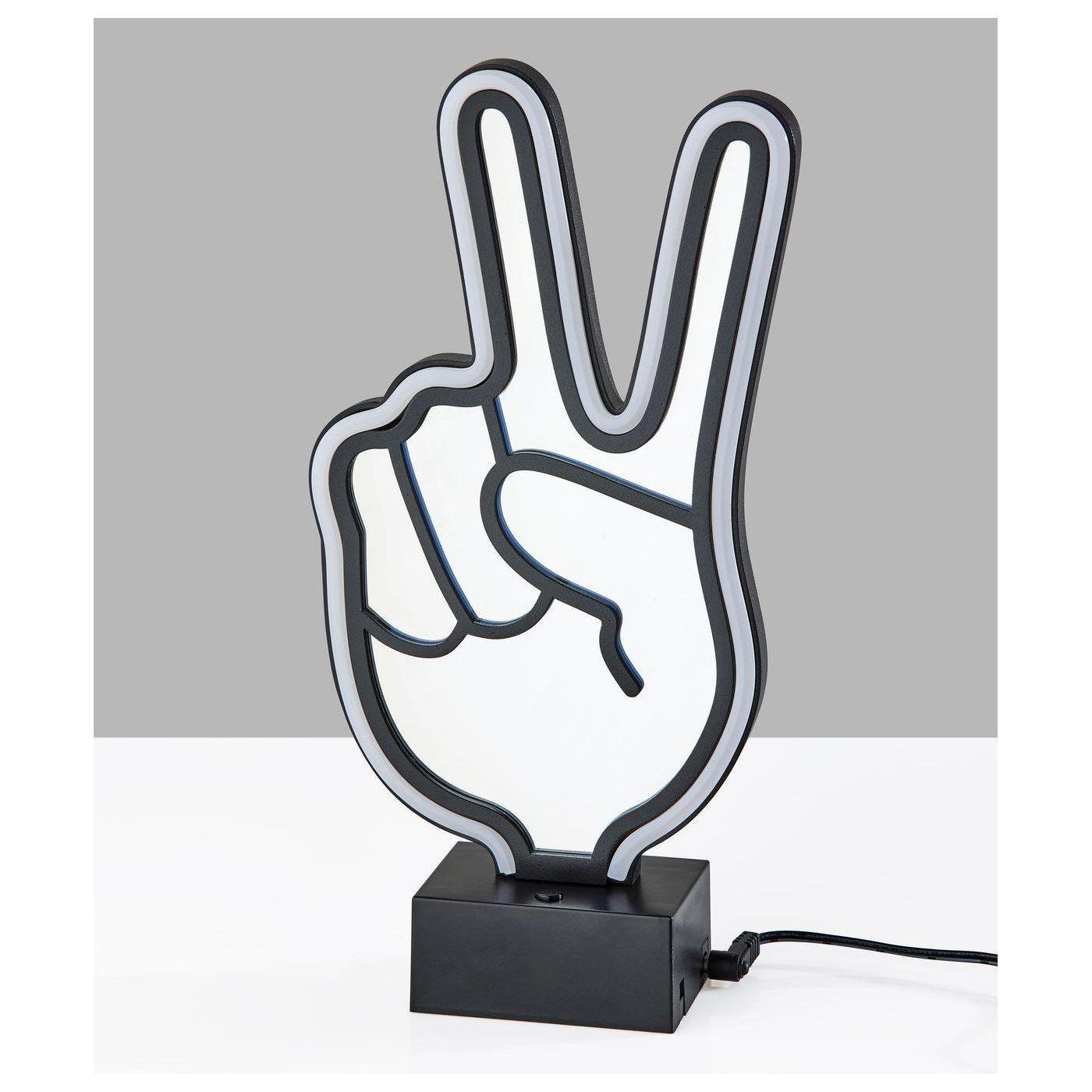 Adesso Home - Infinity Neon Peace Sign - SL3719-01 - Canada Light Shop