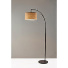 Adesso Home - Burlap Arc Lamp - SL3993-26 - Canada Light Shop