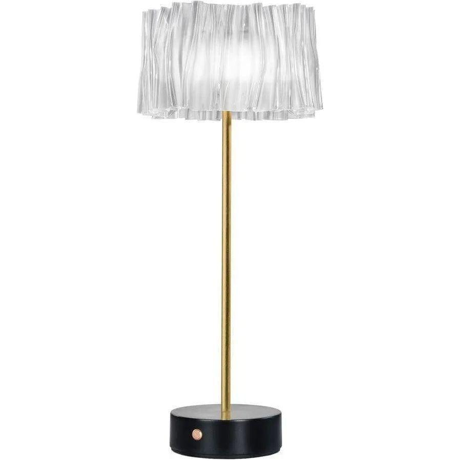 SLAMP - Accordeon Battery Table Lamp - ACRT000PRB000BT000US - Canada Light Shop