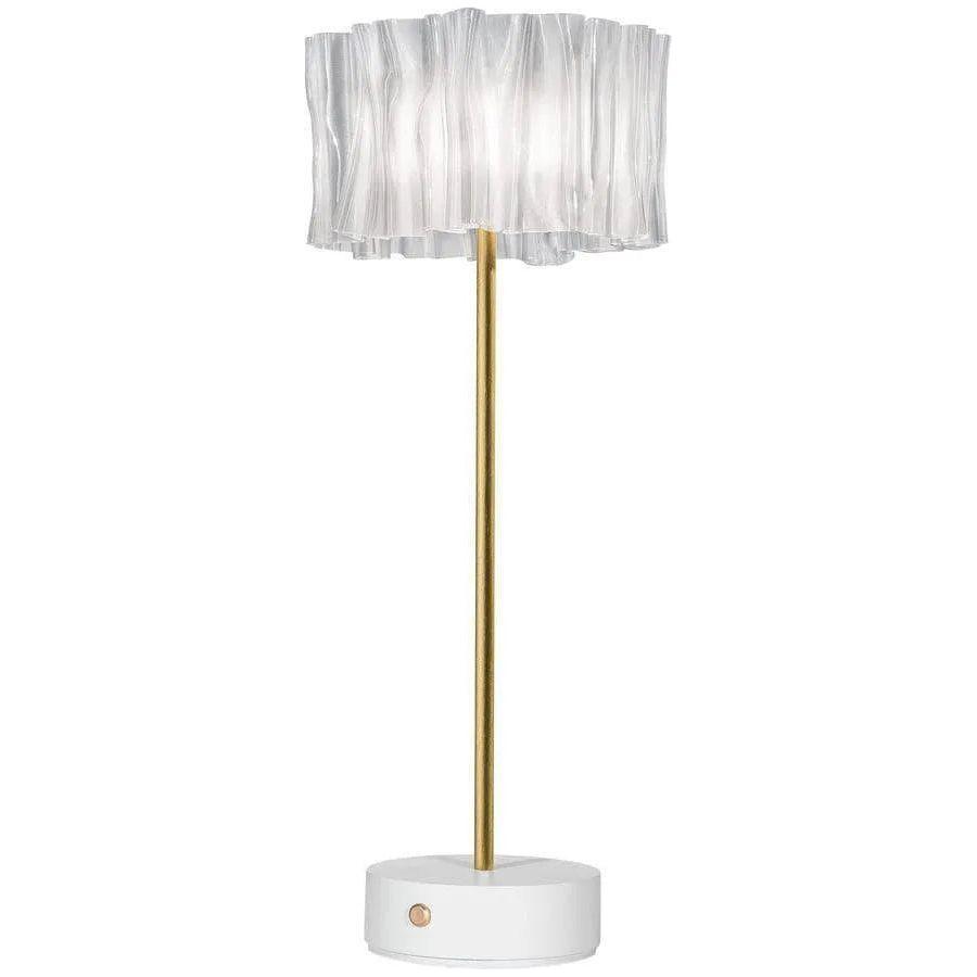 SLAMP - Accordeon Battery Table Lamp - ACRT000PRW000BT000US - Canada Light Shop
