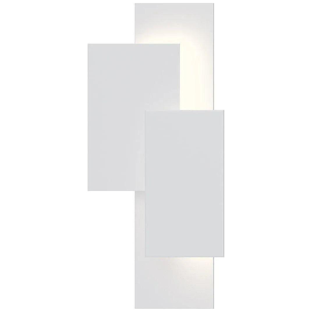 Sonneman - Offset Panels LED Wall Sconce - 7110.98-WL - Canada Light Shop