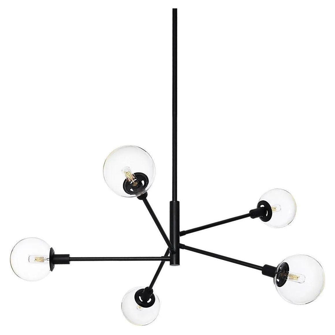 Sonneman - Orb Vectors Five Light Pendant - 4595.25C - Canada Light Shop