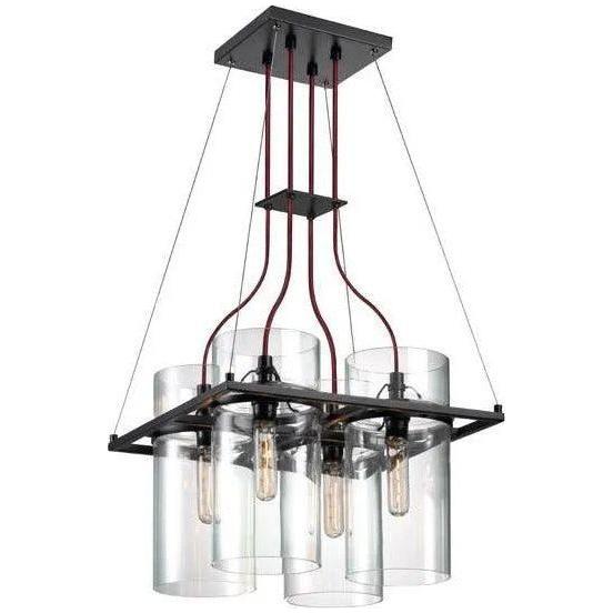 Sonneman - Square Ring Four Light Pendant - 4765.25 - Canada Light Shop